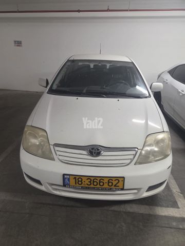 מודעת רכב טויוטה קורולה