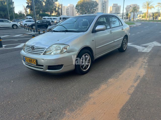 מודעת רכב טויוטה קורולה