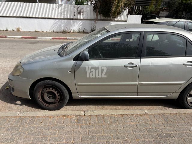 מודעת רכב טויוטה קורולה