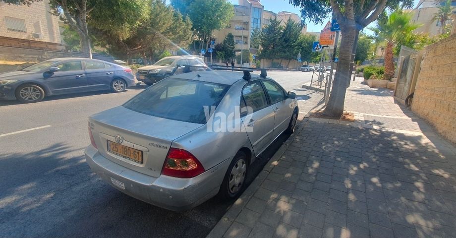 מודעת רכב טויוטה קורולה