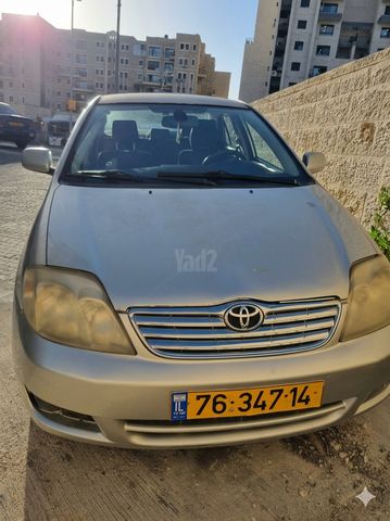 מודעת רכב טויוטה קורולה
