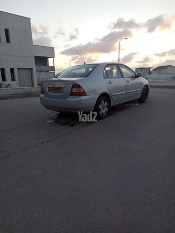 מודעת רכב טויוטה קורולה