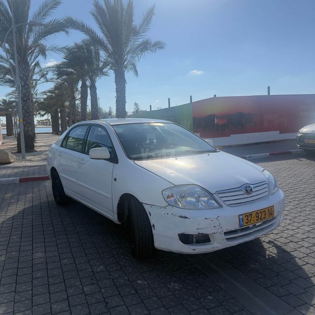 מודעת רכב טויוטה קורולה