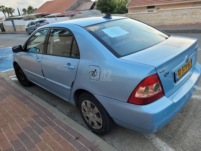 מודעת רכב טויוטה קורולה