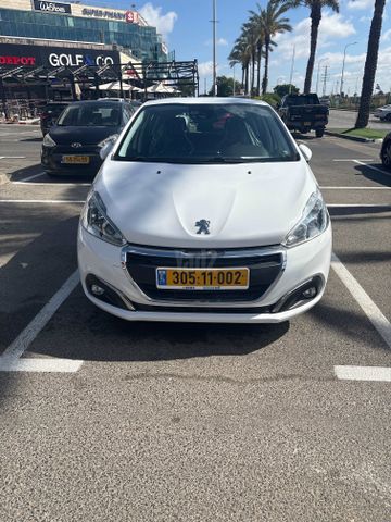 מודעת רכב פיג'ו 208