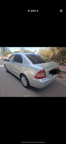 מודעת רכב טויוטה קורולה