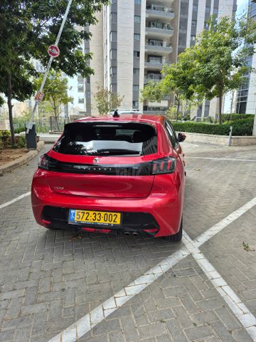 מודעת רכב פיג'ו 208