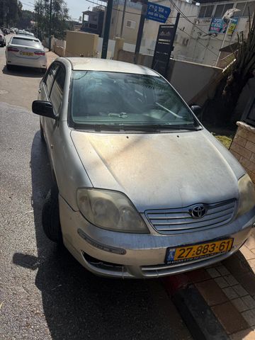 מודעת רכב טויוטה קורולה