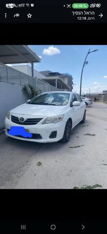 מודעת רכב טויוטה קורולה