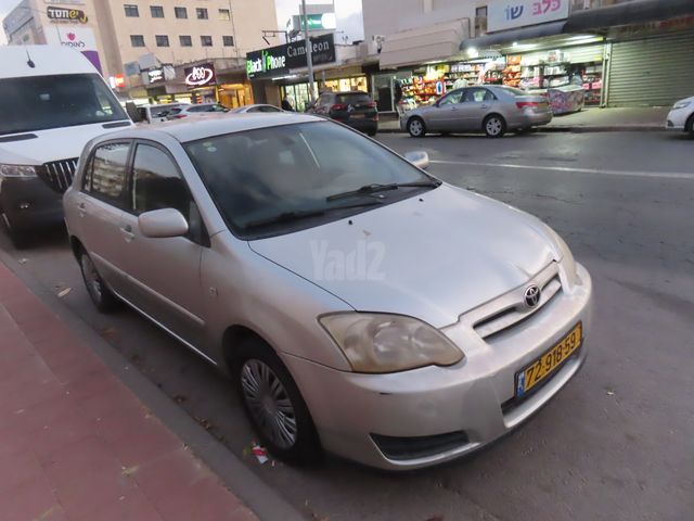 מודעת רכב טויוטה קורולה