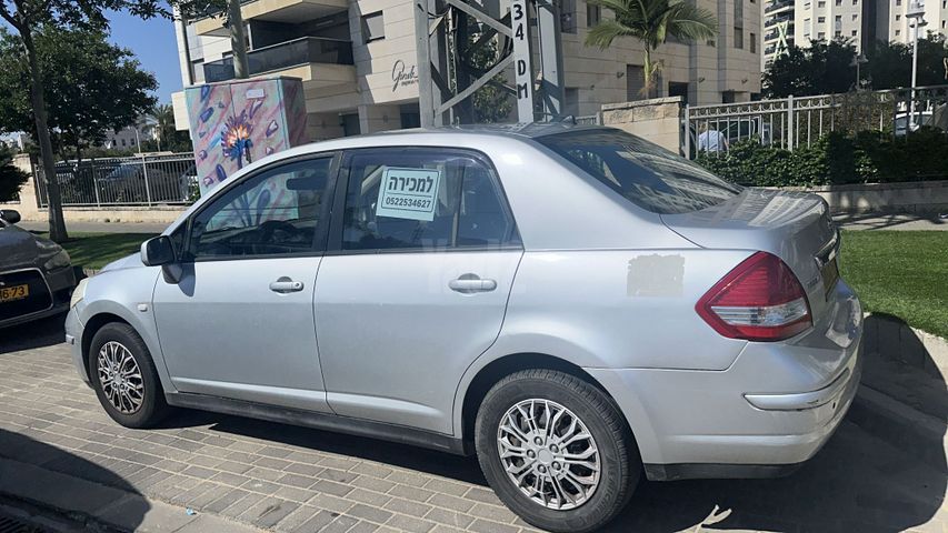 מודעת רכב ניסאן טידה