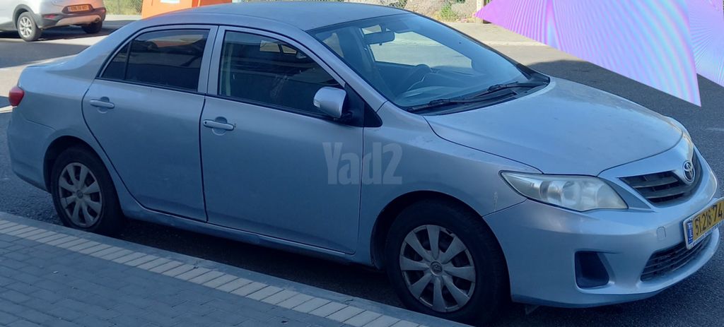 מודעת רכב טויוטה קורולה