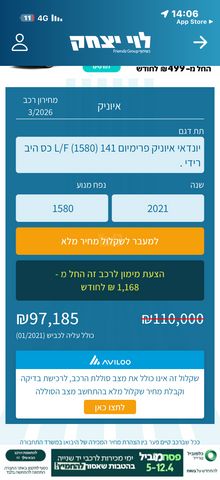 מודעת רכב יונדאי איוניק