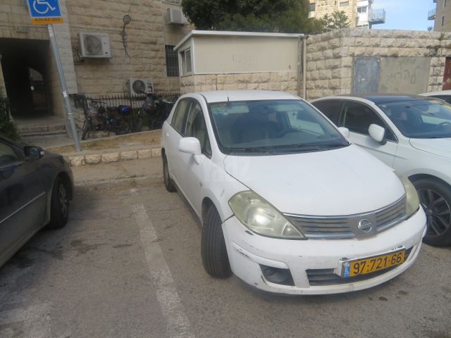 מודעת רכב ניסאן טידה