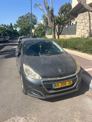 מודעת רכב פיג'ו 208