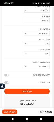 מודעת רכב סוזוקי סלריו