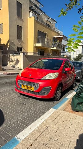 מודעת רכב פיג'ו 107