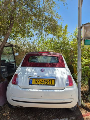 מודעת רכב פיאט 500