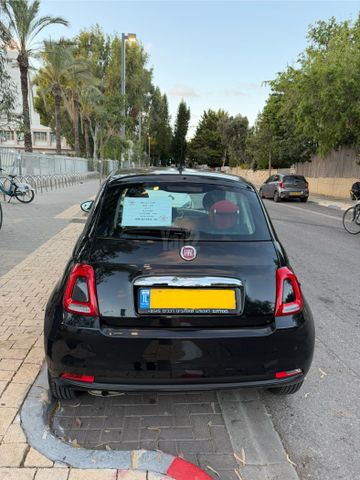 מודעת רכב פיאט 500