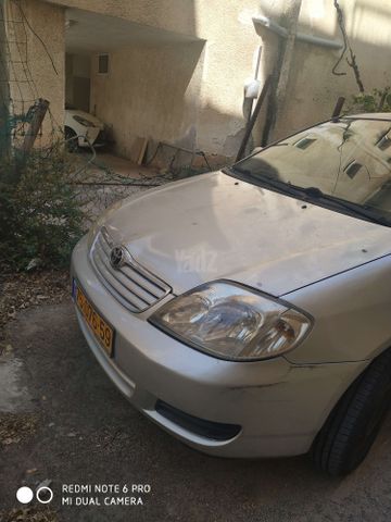 מודעת רכב טויוטה קורולה