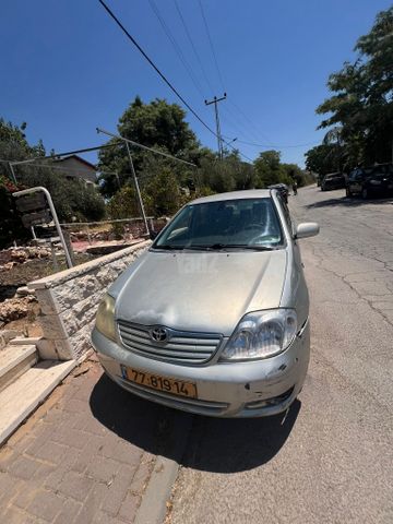 מודעת רכב טויוטה קורולה