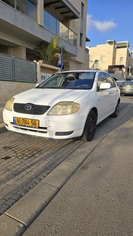 מודעת רכב טויוטה קורולה
