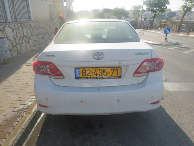 מודעת רכב טויוטה קורולה