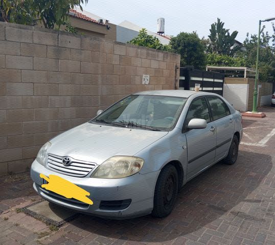 מודעת רכב טויוטה קורולה