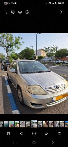 מודעת רכב טויוטה קורולה