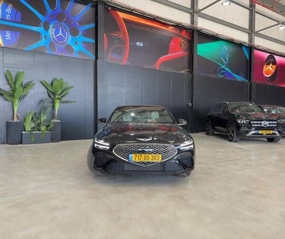 מודעת רכב ג'נסיס G70