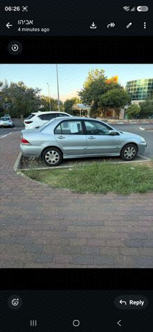 מודעת רכב מיצובישי לנסר