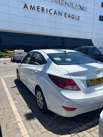 מודעת רכב יונדאי אקסנט i25