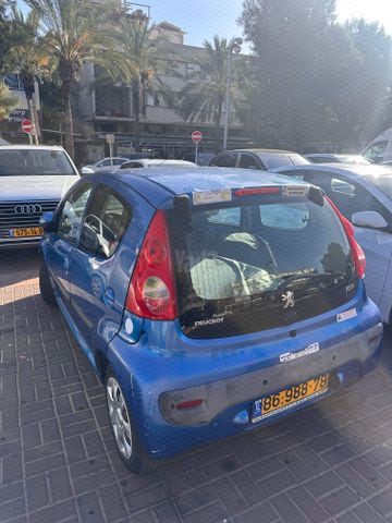 מודעת רכב פיג'ו 107