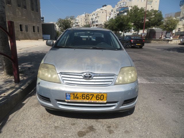 מודעת רכב טויוטה קורולה