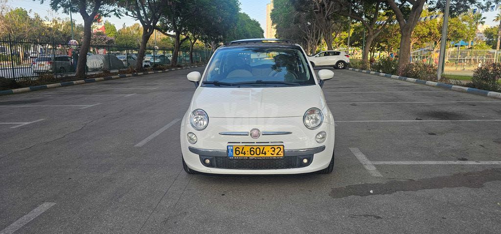 מודעת רכב פיאט 500