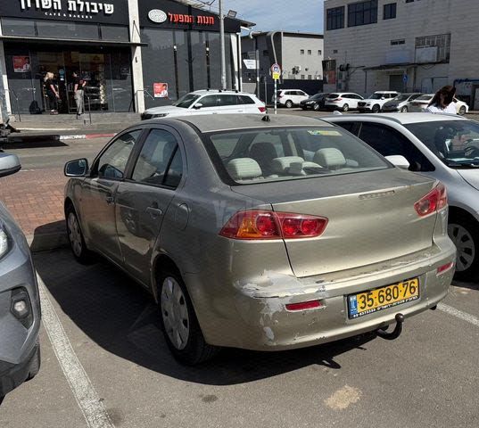 מודעת רכב מיצובישי לנסר