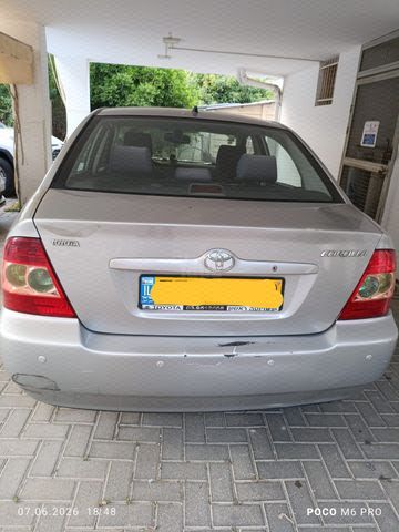 מודעת רכב טויוטה קורולה