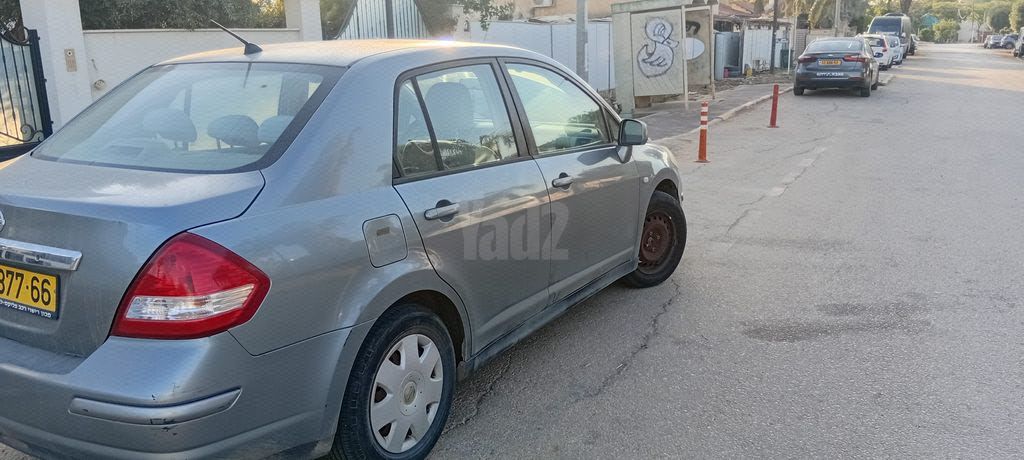 מודעת רכב ניסאן טידה