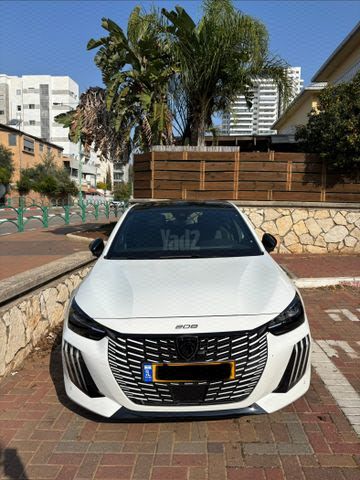מודעת רכב פיג'ו 208