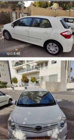 מודעת רכב טויוטה אוריס