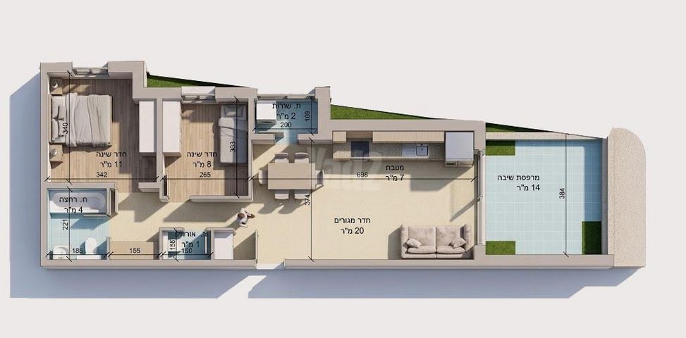 דירת גן למכירה בירושלים — 2