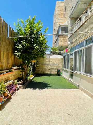דירת גן למכירה בירושלים (תיווך) — 5