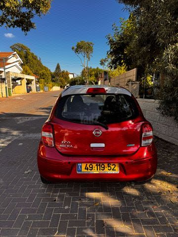 מודעת רכב ניסאן מיקרה