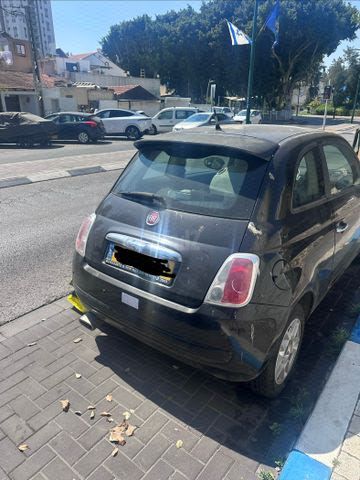 מודעת רכב פיאט 500