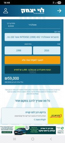 מודעת רכב מיצובישי אאוטלנדר