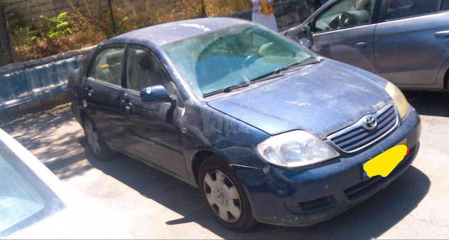 מודעת רכב טויוטה קורולה