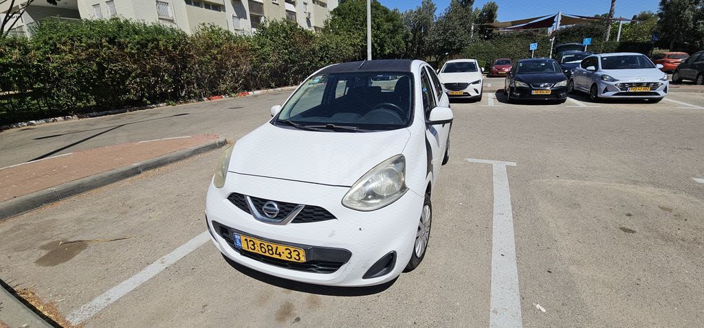 מודעת רכב ניסאן מיקרה