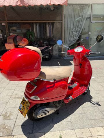 מודעת רכב פיאג'ו וספה LX125