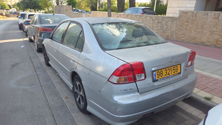 מודעת רכב הונדה סיוויק