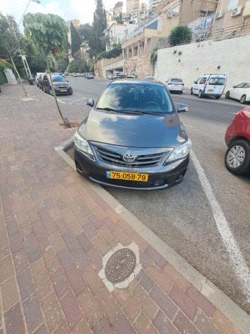 מודעת רכב טויוטה קורולה